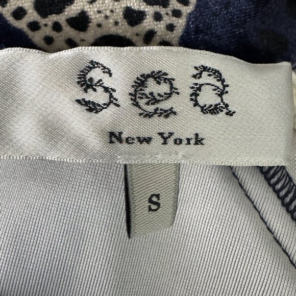 Sea New York Hana Velvet maxi dress size small Dark blue size small NWT - Picture 5 of 10